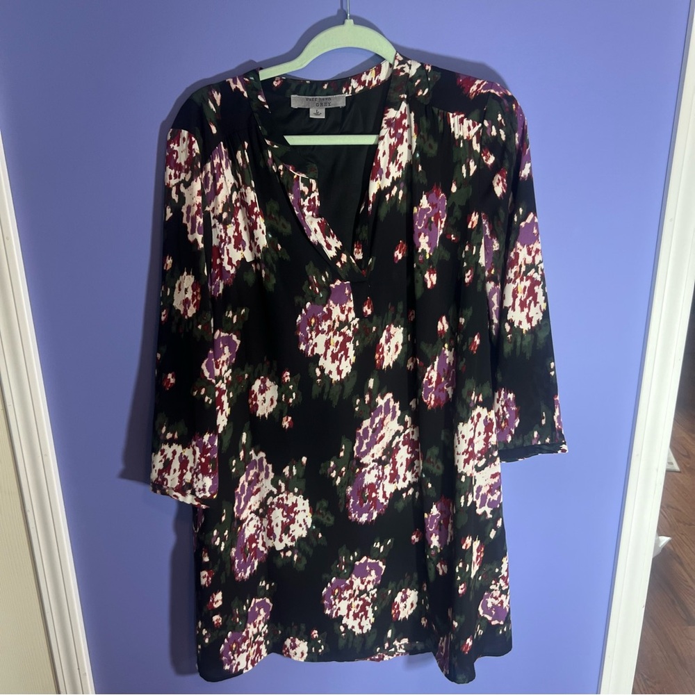 ruff hewn grey Floral Dress